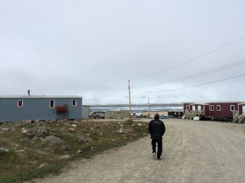 Ice blown into the fjord from Cumberland Sound